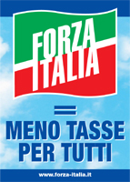 Forza Italia uguale = tasse per tutti.         Scarica il manifesto (Pdf acrobat 93,2 Kb)