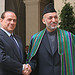 con Hamid Karzai (2005)