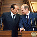 con Vladimir Putin (2003)